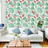 Wallpapers Peel And Stick Wallpaper Floral Contact Paper Tropical Red Flowers Self Adhesive Wall Stickers For Bedroom Home Decoration