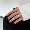 Fedi nuziali Vienkim Heart For Women Girl Gioielli Hip Hop Corea Vintage Harajuku High Silver Color Ring Maiden 2023 Trendy