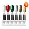 Gel à ongles vernis doux UV LED 6 pièces ensemble de colle de couleur de noël Art semi-permanent pothérapie