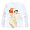 Herr t shirts coolprint anime skjorta t-shirts multi-stil långärmad gon freecss killua zoldyck cosplay motiv kawaii