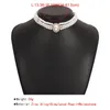 Choker Ailodo Elegant Pearl Necklace For Women Multilayer Resin Crystal Party Wedding Fashion Jewelry Girls Gift 2023