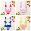 Designer Brand Swimsuit Kids Onepieces Swimwears Baby Girls Bikini Toddler Children Summer Printed Beach Pool Sport Bathing S9234320