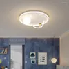 Ceiling Lights Children's Room Bedroom Modern Minimalist Creative Planet Warm Boys And Girls Lamp For Living