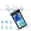 Utomhus PVC -mobiltelefon Vattent￤ta fodral Mobil Pouch Dykning Torrv￤ska Camping Beach Simning Smarttelefon Cover Plastic Clear Bag