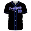 Custom College Baseball Jerseys Gepersonaliseerde Baseball Shirts Sport Uniform Voor Heren Dames (Stripe Design,S-7XL)