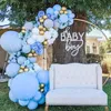Other Event Party Supplies Blue Balloon Garland Arch Kit 1st Birthday Decoration Kids Wedding Decor Latex Baloon Oh Baby Shower Boy Globos 230131