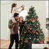 Decorazione per feste 9Pcs Albero di Natale Palline appese Pendenti per layout di scene creative Decorazioni per la casa Drop Delivery Garden Festive Supplies E Dh2Li