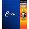 1 Set Elixir 12052 Gitaar Nanoweb Vernikkeld Elektrische gitaarsnaren 0100461101000