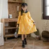 Ragazza 2023 Spring Girls Abito ricamato Nuova vita che si restringe Abbigliamento per bambini Abiti da principessa per bambini # 7254 0131