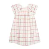 Es Little Maven 2022 Summer Baby Girls Robe à manches courtes Couleur unie Casual Enfants Vêtements Coton pour enfants 2-7 ans 0131