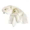 Scarves Women Scarf Simple Anti-fade Plain Fall Winter Warm Shawl For Daily Female Ladies