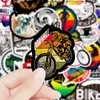 50 szts Naklejki rowerowe MTB rowerowe naklejki na graffiti do majsterkowania Laptop Laptop Motorcycle Rowery KLICE KL013-272