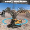 Elektrik/RC Araba 2.4G RC Excavator 1 20 Uzaktan Kumanda Kamyon RC Paletli Mühendislik Aracı Ekskavatör Kamyonu Radyo Kontrolü Noel Oyuncak Çocuklar 230131