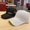 Ball Caps Bayanlar Mesh Cap Yaz Açık Nefes Alabası Güneşlik Kapakları Snapback Hat 2022 Yeni Moda All Maçlı Kadın Kızlar Seyahat Beyzbol Şapkası G230201