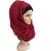 Schals A3 Hohe Qualität Diamant Viskose Crinkle Baumwolle Hijab Blase Schal Schal Frauen Wrap Stirnband 180 90 cm 10 teile/teile