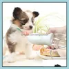 Cat Bowls Feeders 550Ml Matic Customized Logo Dog Water Fountain Drinking Dispenser Pet Bottle Drop Delivery Home Garden Supplies Dhxoz