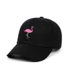 Bollmössor Flamingo Baseball Cap Hip Hop Embroidery Bird Dad Hat Outdoor Sports Snapback Hat Streetwear Hiphop Men Cap G230201