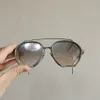 Occhiali da sole da aviazione a specchio argento per uomo Occhiali da sole con montatura in metallo argento 810 Sonnenbrille gafa de sol Occhiali da sole UV400 Occhiali con scatola