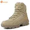 Botas calçados de inverno calçados militar masculino especial Força Especial Couro Deserto Combate Torno