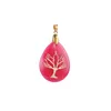 Charms Goutte D'eau Pierre Reiki Guérison Arbre De Vie Symbole Quartz Pierres Pendentif Pour La Fabrication De Bijoux Collier Drop Delivery Find Dhgarden Dh4Gs