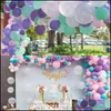 Party Decoration 157Pcs/Set Color Balloon Chain Set Balloons Garland Arch Kit Latex Birthday Decor Wedding Drop Delivery Home Garden Dhgqa