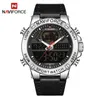 腕時計Naviforce Luxury Mens Sport Watches Military Waterproof Digital Alarm Chronograph Quartz Wristwatch Male Clock lelogio masculino 230201