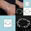 Charm Bracelets Lovers Couple Vintage Fashion Womens Crossborder Skl Bracelet Drop Delivery Jewelry Dh5Bc