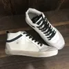 Nouvelle version baskets étoiles dorées Mid Slide star haut haut Sneaker chaussures de sport marque italienne de luxe Baskets Sequin Classic White Do-old Dirty femme chaussures pour hommes