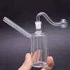 2pcs 10mm femelle verre brûleur à mazout Bong narguilé conduites d'eau avec épais Pyrex Heady Recycler Dab Rig Ashcatcher Bongs avec tuyau de brûleur à mazout mâle