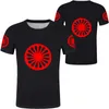 Herren-T-Shirts, Hemd, Rom-Zigeuner-Flagge des Roma-Volkes, Aufdruck mit Po-Logo, Kleidung anpassbar