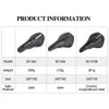 PROMEND Bicycle Mountain Road Bike s PU Widened Breathable Racing Soft Seat Cushion Short Nose Saddle Mats 0131