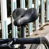 サドルズホイールアップ快適な自転車マウンテンPVCクッションソフトパッドサドルサイクリング通気性シートマットバイクスペアパーツ0131