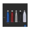 Water Bottles Double Walled 500Ml Stainless Steel Coke Shape Bottle Cola Shaped Vacuum Insated Outdoor Travel Dh1075 Drop Delivery H Dhvek