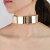 Maxi collana di dichiarazione della lega di torsione del metallo punk del choker per il commercio all'ingrosso dei monili di modo dei collari della donna