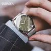 Orologi da polso Orologi da uomo Orologio automatico Meccanico Army Green Uomo Impermeabile Data Acciaio Uomo Cinturino in maglia Orologio da polso maschileOrologi da polso Bert22