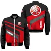 Heren Jassen Heren Yamaha Logo 3D Print Bomberjack Casual Losse Rits Plus Maat Jas Custom Motorcycle Racing Heren Kleding