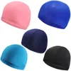 Summer New Polyester Teenage Swimming Cap for Boys Girls High Elastic Fashion Large Children Ear Protection Children Swimming Cap 1223989