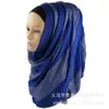 Foulards (12 pièces/lot) longue écharpe musulmane, Hijab islamique, couleurs assorties QK003
