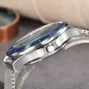 男性のためのステンレス鋼の腕時計2023新しいメンズウォッチすべてのダイヤルワーククォーツウォッチトップラグジュアリーブランドクロックメンズファッションOMJ001