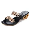 Sandali 2023 Scarpe da donna Pantofole Summer Beach Fashion Strass Outdoor Infradito Mujer