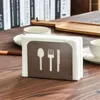 Dinnerware Sets Napkin Holder Tissue Hollow Out Shelf Disposable Paper Storage Rack Cupboard Towel Shelves Kitchenware Home Decor 1pc