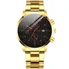 Wristwatches Clock Fashion Black Blue Gold Luxury Hollow Steel Mechanical Watch Wrist Retro Elegant Analog Masculino Reloj