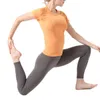 Yoga suave y transpirable de forma rápida 18 colores LU Lu Swifty Tech Round Round Camiseta Camiseta Tops Fitness Gym Tourut Autfit Sports Joggers para mujeres