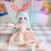 Куклы 23см аниме 17 BJD Cartoon Comic Face с одеждой для девочек подарка на день рождения 230202