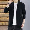 Men's Sweaters Autumn And Winter Men's Loose Solid Color Fashion Knitted Casual All-match Trend Korean Style Coat Comfortable Cardigan