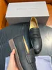 2023 Geweldige nieuwe aankomst Herenontwerper Luxe echte lederen loafers schoenen ~ Tops Heren Nieuwe Designer Loafers schoenen EU-maat 38-46