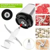 Meat Grinders 2Speeds 304StaFaLess Steel Electric Chopper Grinder Mincer voedselprocessor Slijpliceervoedsel Food Chopper Meat Slicer Machine 230201