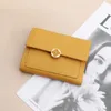 Designer Frauen kurzes Glück Leder Brieftasche Geldbörsen multifunktionaler Schlangenkopf faltete Mode Geldbörsen