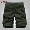 Pantaloncini da uomo 77City Killer Cargo Uomo Estate Cotone militare Pantaloni da uomo multitasche Pantaloni corti Uomo short homme Taglia 30-38 Y2302