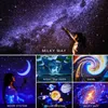 LED Star Projector Night Light 6 in 1 Planetarium Projectionr Galaxy Starry Sky Projector Lamp USB Rotating Night Lights